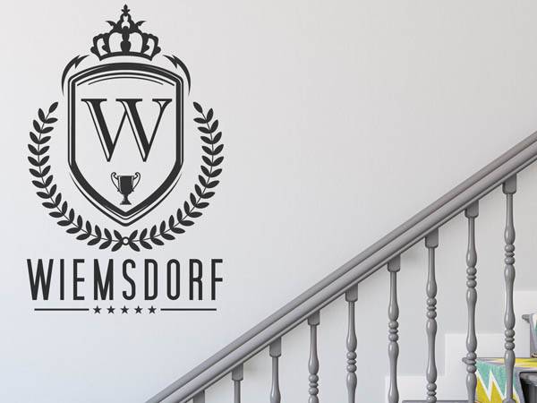 Wandtattoo Wiemsdorf Wappen
