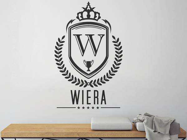 Wandtattoo Wiera Wappen