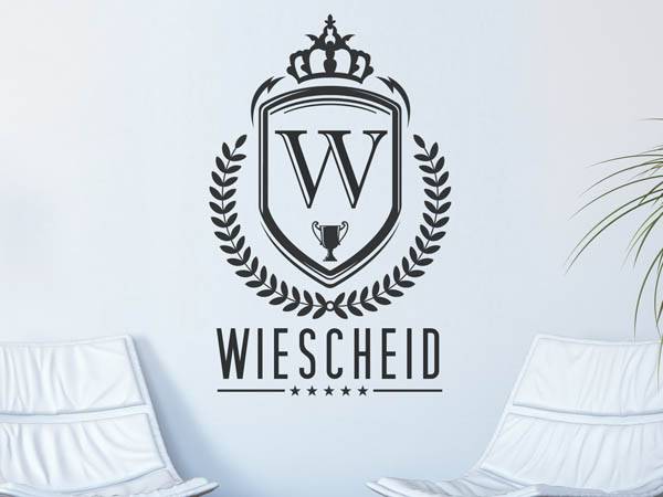 Wandtattoo Wiescheid Wappen
