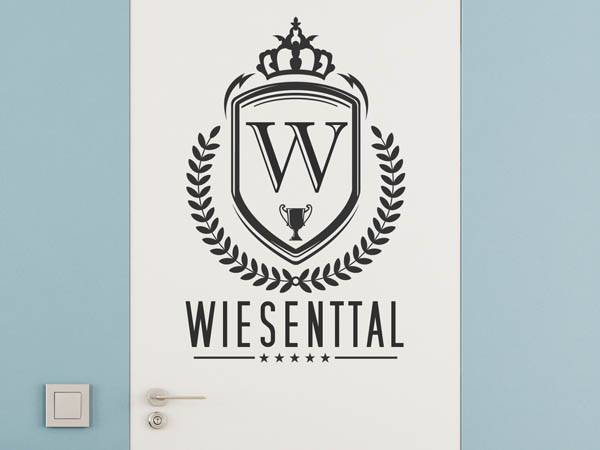 Wandtattoo Wiesenttal Wappen