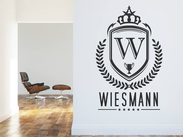 Wandtattoo Wiesmann Wappen