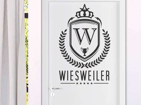 Wandtattoo Wiesweiler Wappen