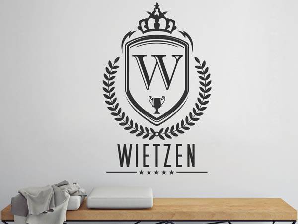 Wandtattoo Wietzen Wappen