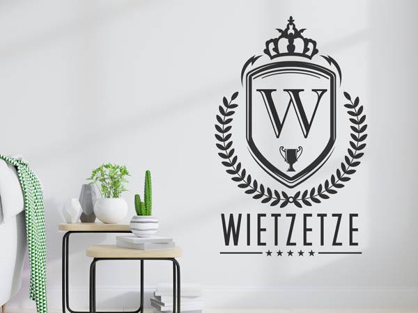 Wandtattoo Wietzetze Wappen