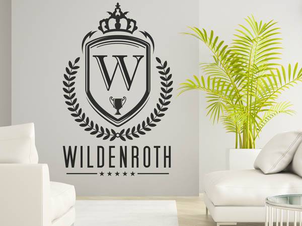 Wandtattoo Wildenroth Wappen