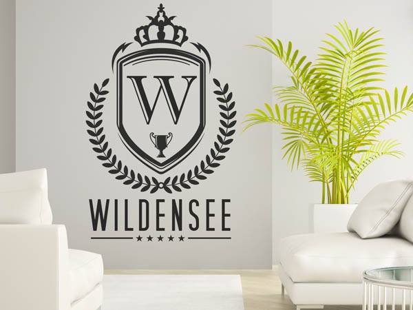 Wandtattoo Wildensee Wappen