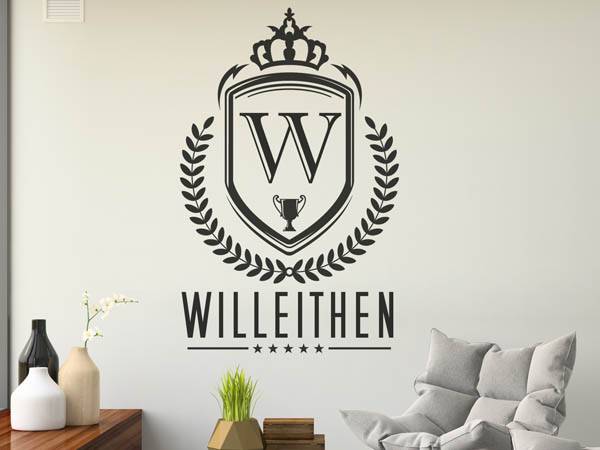 Wandtattoo Willeithen Wappen