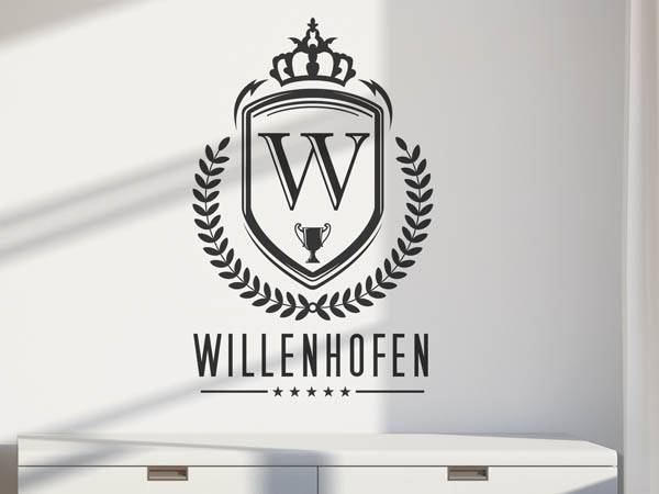 Wandtattoo Willenhofen Wappen