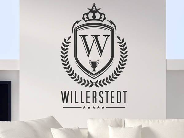 Wandtattoo Willerstedt Wappen