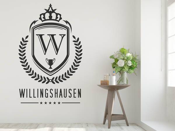 Wandtattoo Willingshausen Wappen