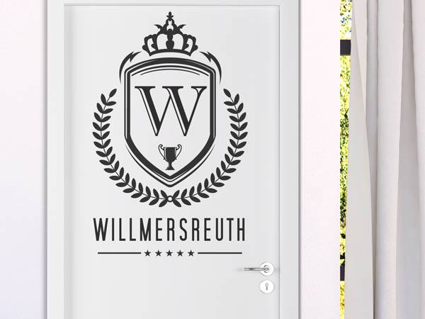 Wandtattoo Willmersreuth Wappen
