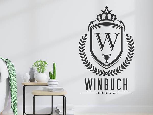 Wandtattoo Winbuch Wappen