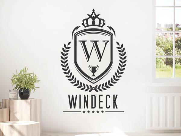 Wandtattoo Windeck Wappen
