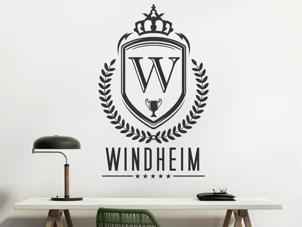 Wandtattoo Windheim Wappen