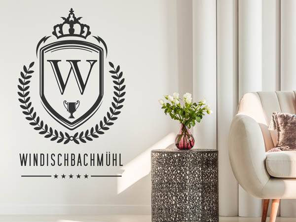 Wandtattoo Windischbachmühl Wappen