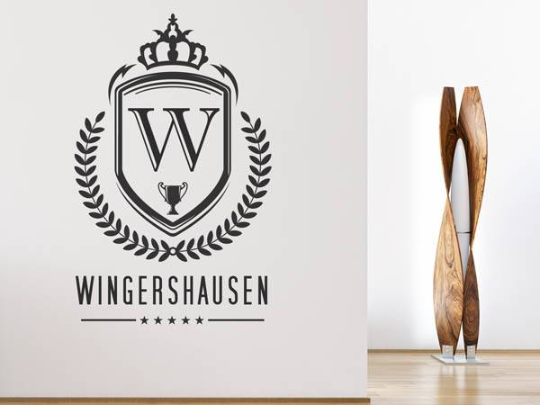 Wandtattoo Wingershausen Wappen