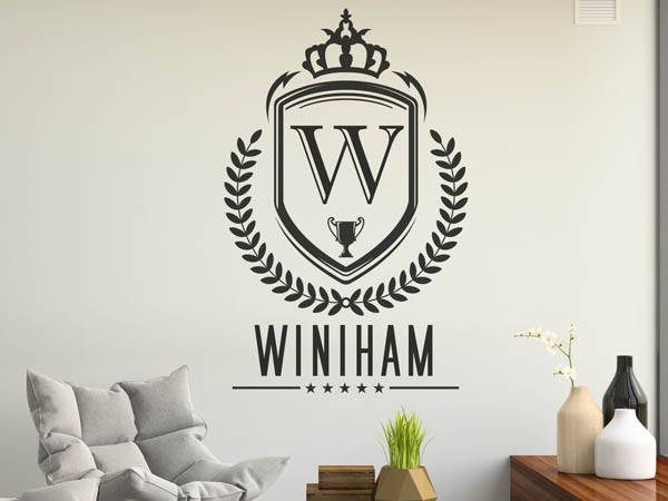 Wandtattoo Winiham Wappen