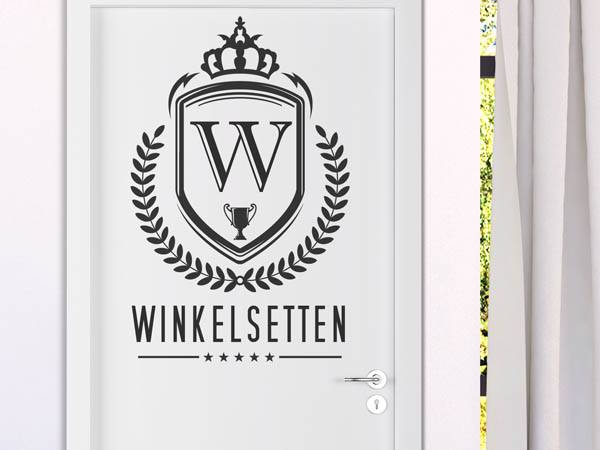 Wandtattoo Winkelsetten Wappen