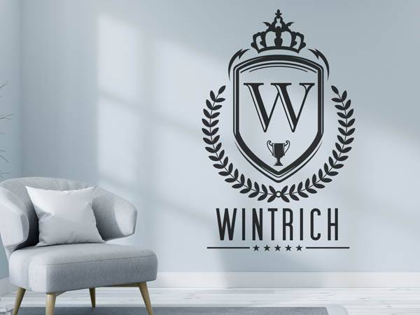 Wandtattoo Wintrich Wappen