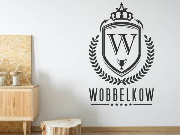 Wandtattoo Wobbelkow Wappen