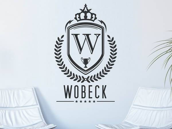 Wandtattoo Wobeck Wappen