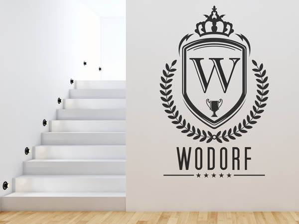 Wandtattoo Wodorf Wappen