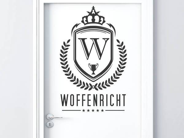 Wandtattoo Woffenricht Wappen