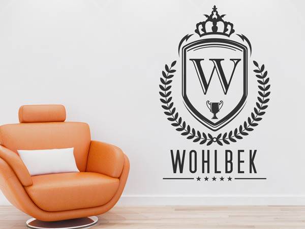 Wandtattoo Wohlbek Wappen
