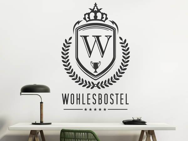 Wandtattoo Wohlesbostel Wappen