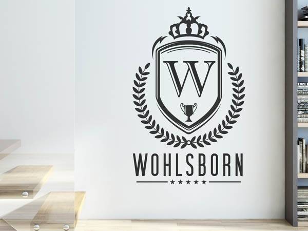 Wandtattoo Wohlsborn Wappen