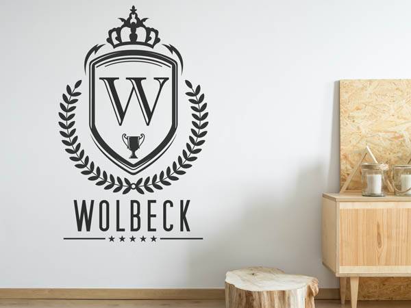 Wandtattoo Wolbeck Wappen