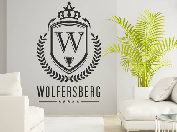 Wandtattoo Wolfersberg Wappen