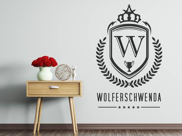 Wandtattoo Wolferschwenda Wappen