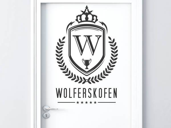 Wandtattoo Wolferskofen Wappen