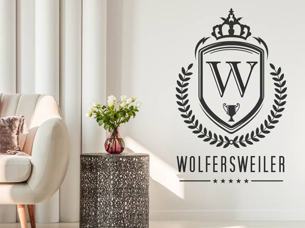 Wandtattoo Wolfersweiler Wappen