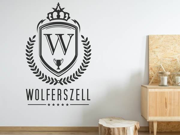 Wandtattoo Wolferszell Wappen
