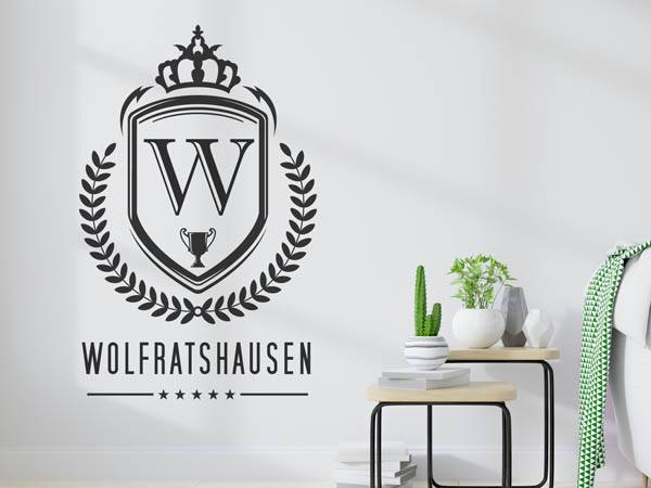 Wandtattoo Wolfratshausen Wappen