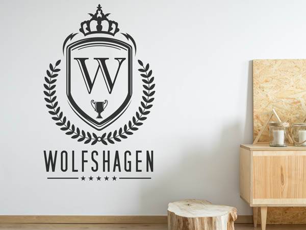 Wandtattoo Wolfshagen Wappen