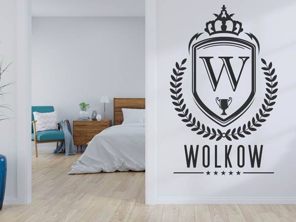 Wandtattoo Wolkow Wappen