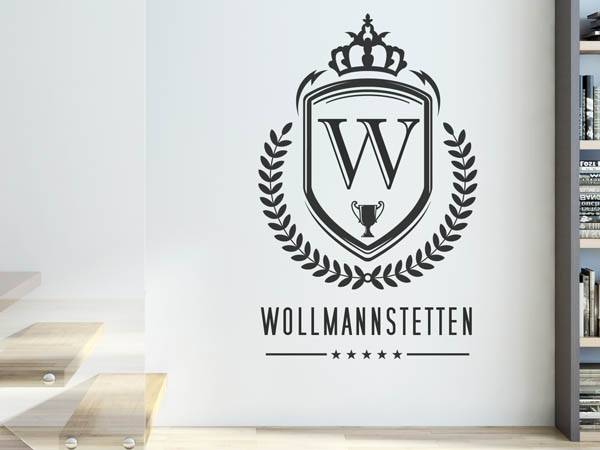 Wandtattoo Wollmannstetten Wappen