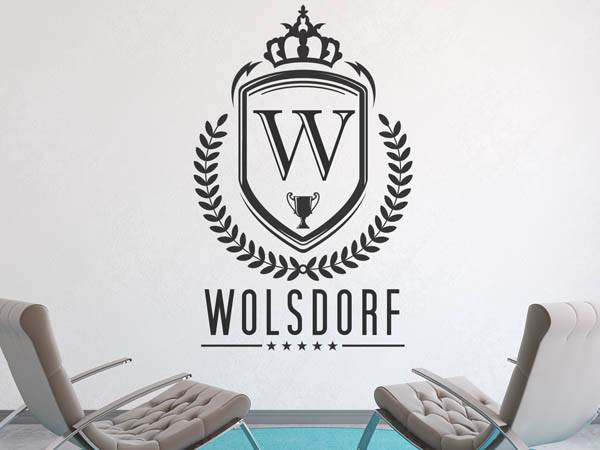 Wandtattoo Wolsdorf Wappen