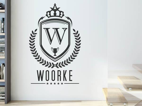 Wandtattoo Woorke Wappen