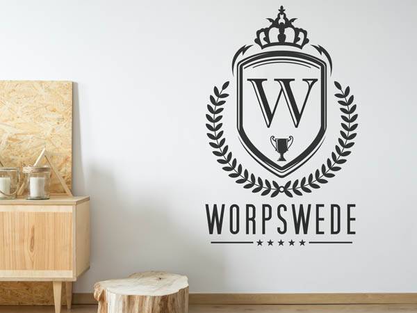 Wandtattoo Worpswede Wappen