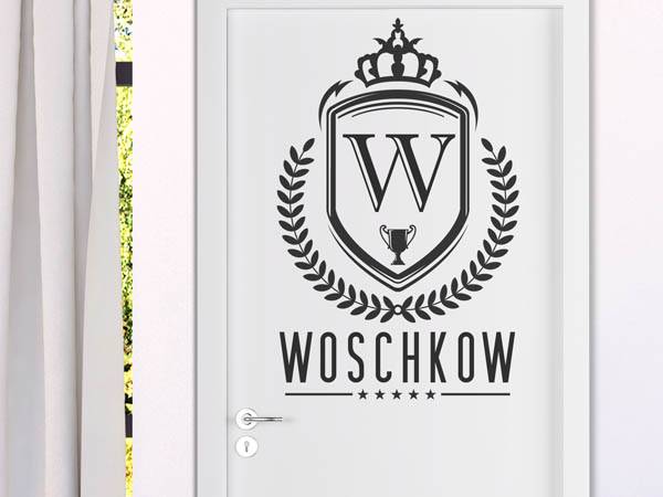 Wandtattoo Woschkow Wappen