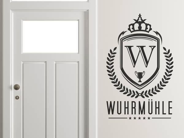 Wandtattoo Wuhrmühle Wappen