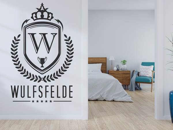 Wandtattoo Wulfsfelde Wappen