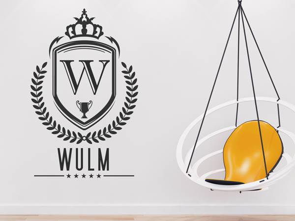 Wandtattoo Wulm Wappen