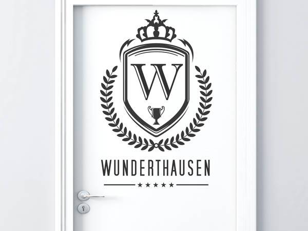 Wandtattoo Wunderthausen Wappen