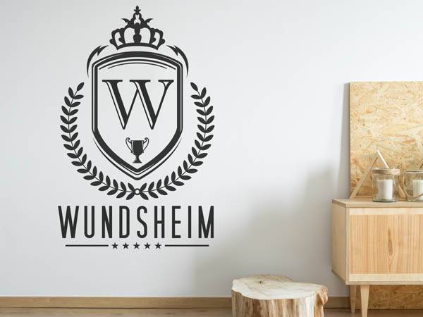 Wandtattoo Wundsheim Wappen