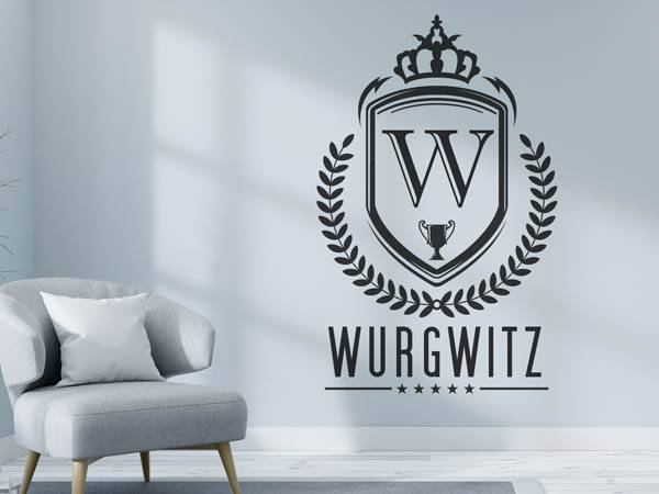 Wandtattoo Wurgwitz Wappen